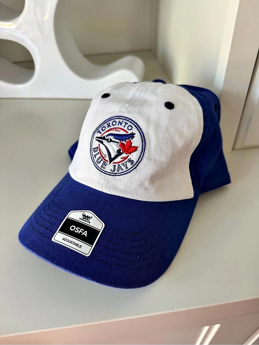 TORONTO BLUE JAYS MLB Fan Favorite Adjustable Hat Blue White NEW One Size Adult